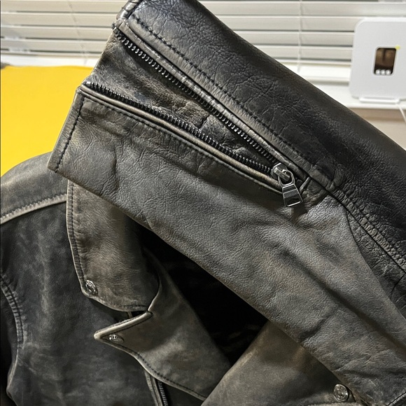 Banana Republic Black Leather Jacket - Picture 7 of 7